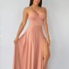 Maxi vestido  Paris Palo de rosa