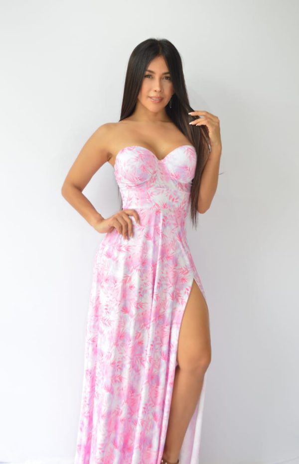 Maxi vestido Paris Pink - Imagen 2