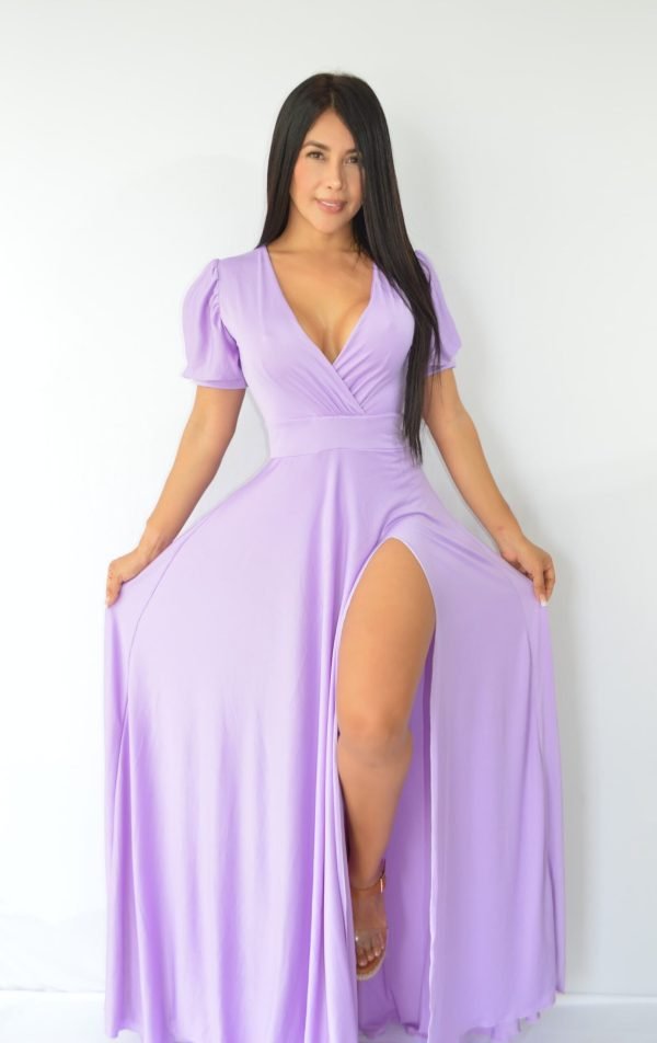 Maxi vestido Atenea Princesa / lila - Imagen 2
